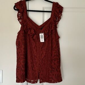 NWT Torrid Lace Tank Top